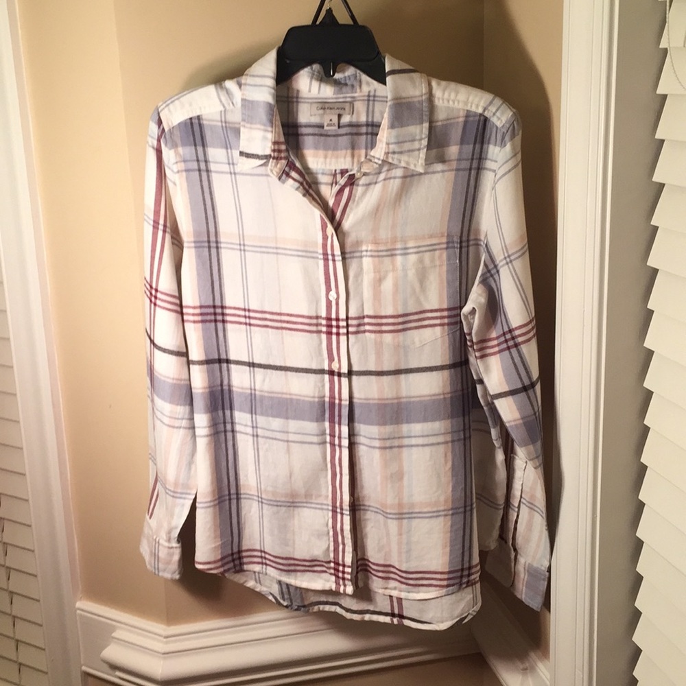 NWOT Calvin Klein Jeans Plaid Shirt